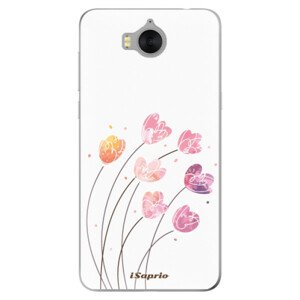 Odolné silikónové puzdro iSaprio - Flowers 14 - Huawei Y5 2017 / Y6 2017