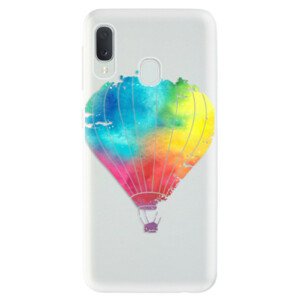 Odolné silikónové puzdro iSaprio - Flying Baloon 01 - Samsung Galaxy A20e