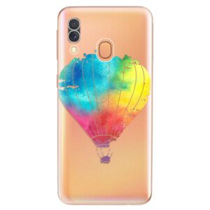 Odolné silikónové puzdro iSaprio - Flying Baloon 01 - Samsung Galaxy A40