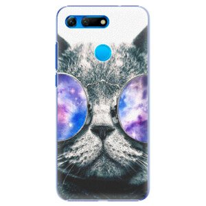 Plastové puzdro iSaprio - Galaxy Cat - Huawei Honor View 20