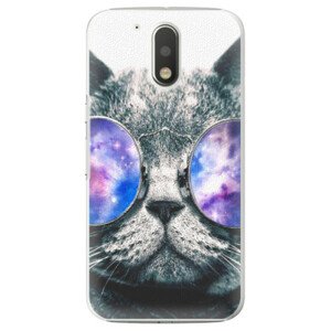 Plastové puzdro iSaprio - Galaxy Cat - Lenovo Moto G4 / G4 Plus