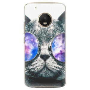 Plastové puzdro iSaprio - Galaxy Cat - Lenovo Moto G5 Plus