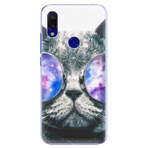 Plastové puzdro iSaprio - Galaxy Cat - Xiaomi Redmi 7