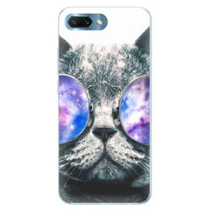 Silikónové puzdro iSaprio - Galaxy Cat - Huawei Honor 10