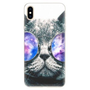 Silikónové puzdro iSaprio - Galaxy Cat - iPhone XS Max
