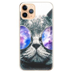 Odolné silikónové puzdro iSaprio - Galaxy Cat - iPhone 11 Pro