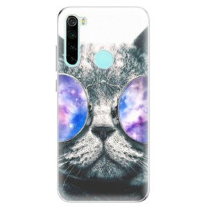 Odolné silikónové puzdro iSaprio - Galaxy Cat - Xiaomi Redmi Note 8