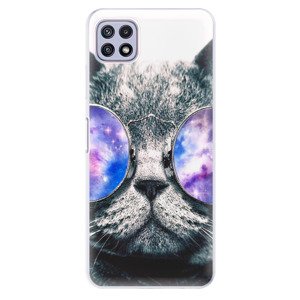 Odolné silikónové puzdro iSaprio - Galaxy Cat - Samsung Galaxy A22 5G