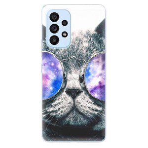 Odolné silikónové puzdro iSaprio - Galaxy Cat - Samsung Galaxy A53 5G