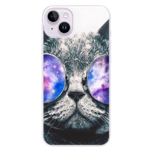 Odolné silikónové puzdro iSaprio - Galaxy Cat - iPhone 14 Plus