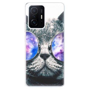 Odolné silikónové puzdro iSaprio - Galaxy Cat - Xiaomi 11T / 11T Pro