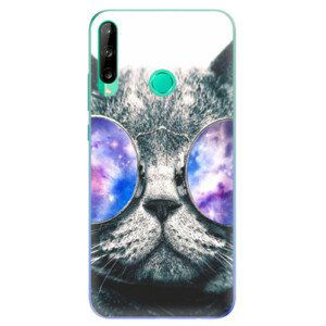 Odolné silikónové puzdro iSaprio - Galaxy Cat - Huawei P40 Lite E