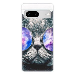 Odolné silikónové puzdro iSaprio - Galaxy Cat - Google Pixel 7 5G