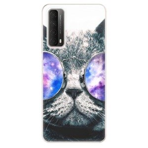 Odolné silikónové puzdro iSaprio - Galaxy Cat - Huawei P Smart 2021