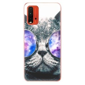 Odolné silikónové puzdro iSaprio - Galaxy Cat - Xiaomi Redmi 9T