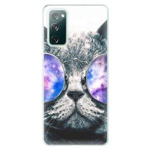 Odolné silikónové puzdro iSaprio - Galaxy Cat - Samsung Galaxy S20 FE