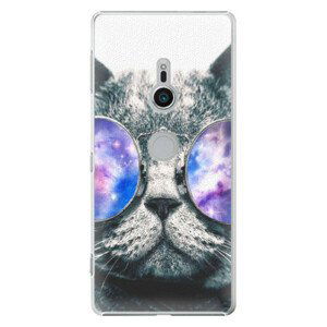 Plastové puzdro iSaprio - Galaxy Cat - Sony Xperia XZ2