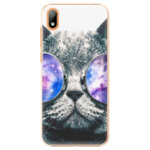 Plastové puzdro iSaprio - Galaxy Cat - Huawei Y5 2019