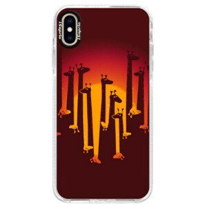 Silikónové púzdro Bumper iSaprio - Giraffe 01 - iPhone XS Max