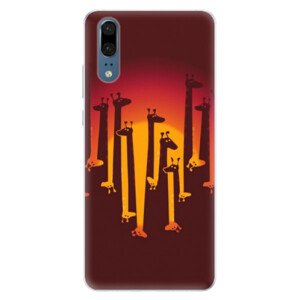 Silikónové puzdro iSaprio - Giraffe 01 - Huawei P20