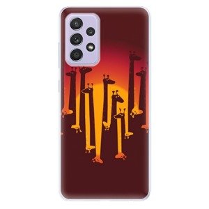 Odolné silikónové puzdro iSaprio - Giraffe 01 - Samsung Galaxy A52/A52 5G