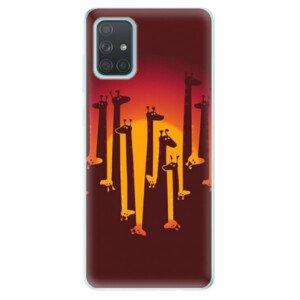 Odolné silikónové puzdro iSaprio - Giraffe 01 - Samsung Galaxy A71