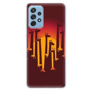 Odolné silikónové puzdro iSaprio - Giraffe 01 - Samsung Galaxy A72