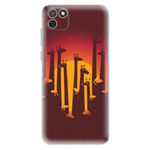 Odolné silikónové puzdro iSaprio - Giraffe 01 - Honor 9S