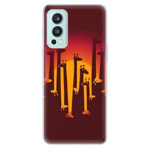 Odolné silikónové puzdro iSaprio - Giraffe 01 - OnePlus Nord 2 5G