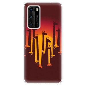 Odolné silikónové puzdro iSaprio - Giraffe 01 - Huawei P40