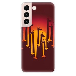 Odolné silikónové puzdro iSaprio - Giraffe 01 - Samsung Galaxy S22 5G