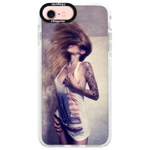 Silikónové púzdro Bumper iSaprio - Girl 01 - iPhone 7