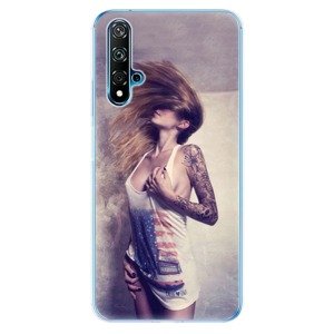 Odolné silikónové puzdro iSaprio - Girl 01 - Huawei Nova 5T