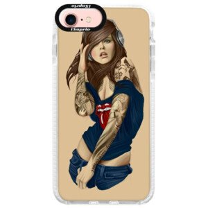 Silikónové púzdro Bumper iSaprio - Girl 03 - iPhone 7