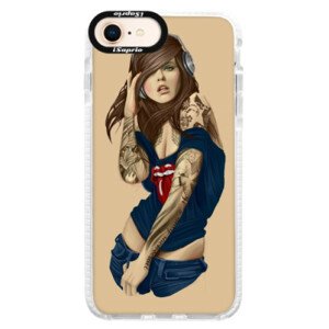 Silikónové púzdro Bumper iSaprio - Girl 03 - iPhone 8