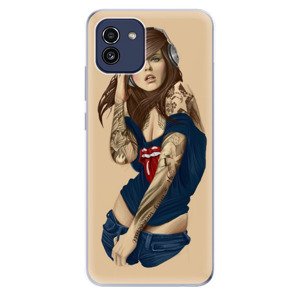 Odolné silikónové puzdro iSaprio - Girl 03 - Samsung Galaxy A03