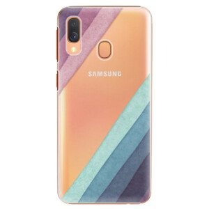 Plastové puzdro iSaprio - Glitter Stripes 01 - Samsung Galaxy A40