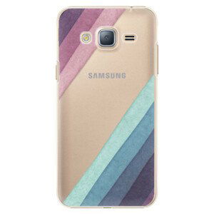 Plastové puzdro iSaprio - Glitter Stripes 01 - Samsung Galaxy J3 2016