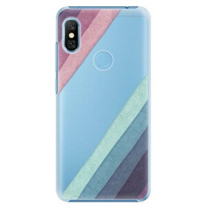 Plastové puzdro iSaprio - Glitter Stripes 01 - Xiaomi Redmi Note 6 Pro