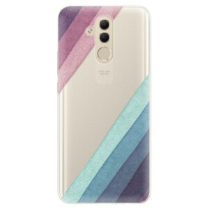 Silikónové puzdro iSaprio - Glitter Stripes 01 - Huawei Mate 20 Lite