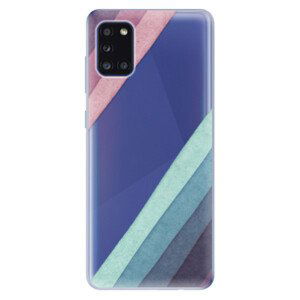 Odolné silikónové puzdro iSaprio - Glitter Stripes 01 - Samsung Galaxy A31