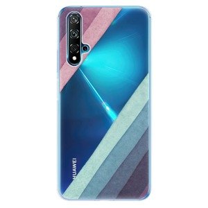 Odolné silikónové puzdro iSaprio - Glitter Stripes 01 - Huawei Nova 5T