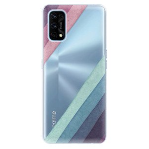 Odolné silikónové puzdro iSaprio - Glitter Stripes 01 - Realme 7 Pro