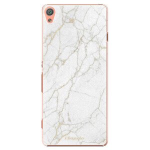 Plastové puzdro iSaprio - GoldMarble 13 - Sony Xperia XA