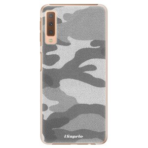 Plastové puzdro iSaprio - Gray Camuflage 02 - Samsung Galaxy A7 (2018)