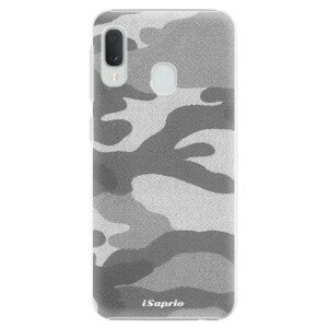 Plastové puzdro iSaprio - Gray Camuflage 02 - Samsung Galaxy A20e