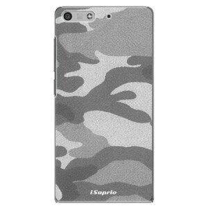 Plastové puzdro iSaprio - Gray Camuflage 02 - Huawei Ascend P7 Mini