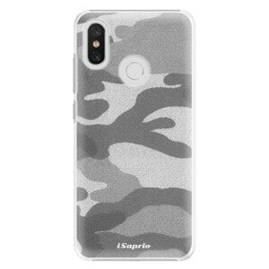 Plastové puzdro iSaprio - Gray Camuflage 02 - Xiaomi Mi 8