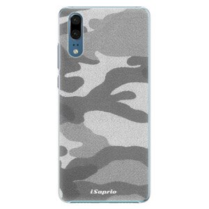 Plastové puzdro iSaprio - Gray Camuflage 02 - Huawei P20