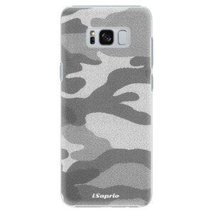 Plastové puzdro iSaprio - Gray Camuflage 02 - Samsung Galaxy S8